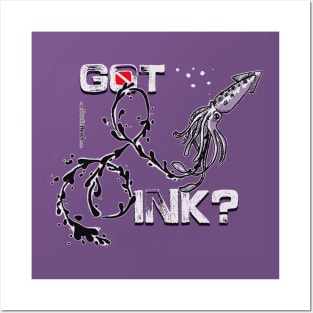 Squid Dive: Got Ink? Posters and Art